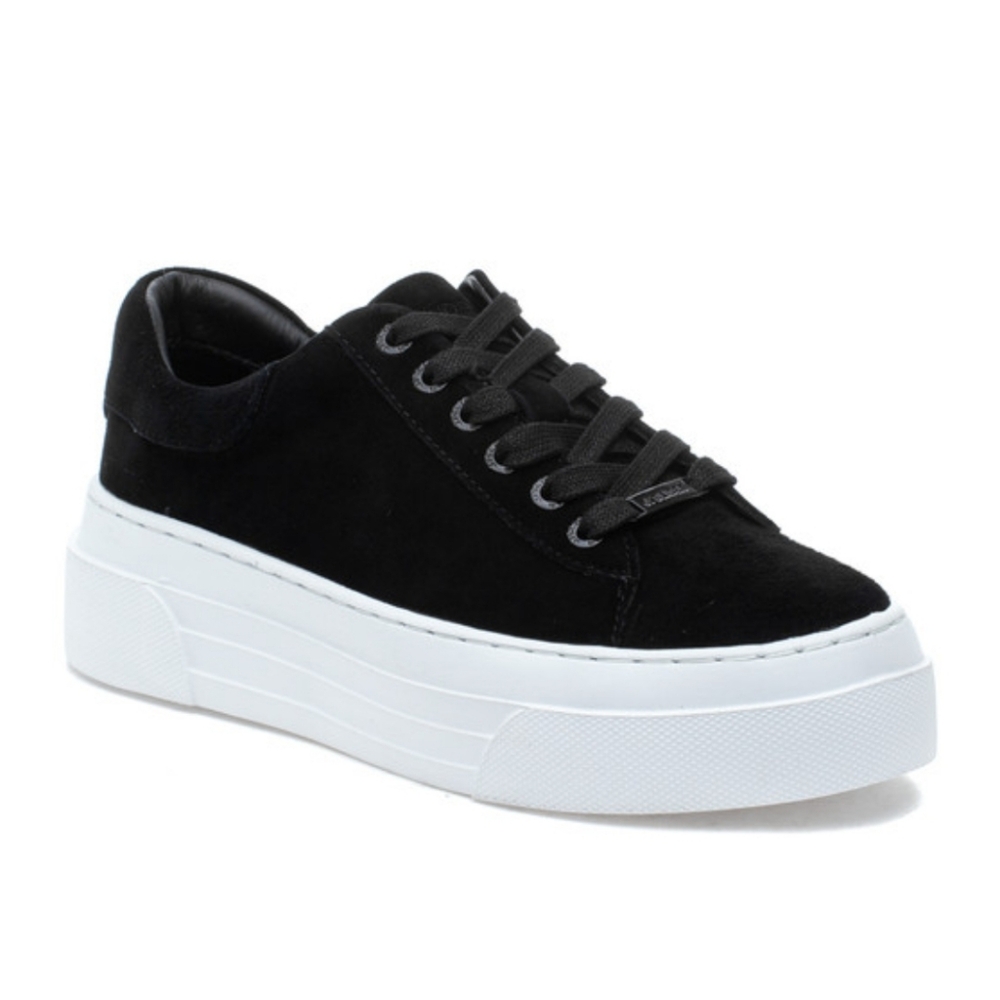 J/SLIDES Black Suede AMANDA